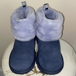 Children's UGG Fluff Mini Quilted Ankle Boot